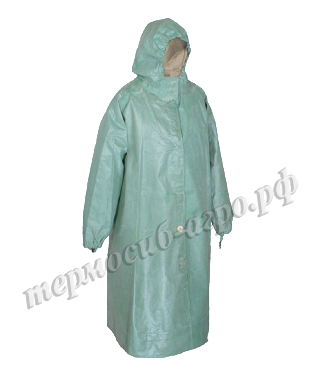 Плащ из прорезиненной ткани